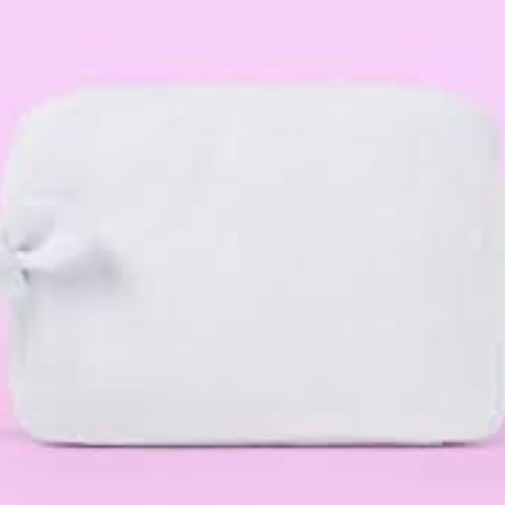 stoney clover white pouch